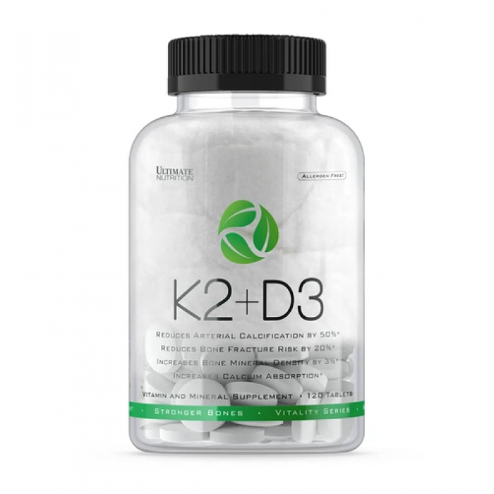 Ultimate Nutrition - Vitamin K2+ D3 / 120tabs